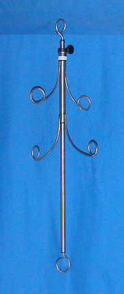Iv Pole, Ceiling Mount, 5-hook