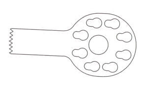 KM-21K Sagittal Saw Blade, Small Bone