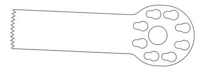 KM-24K Sagittal Saw Blade, Small Bone