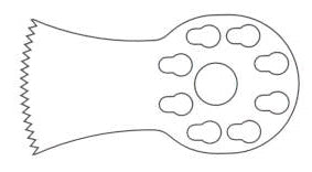 KM-35K Sagittal Saw Blade, Small Bone