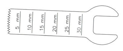 KM-44K Sagittal Saw Blade, Small Bone