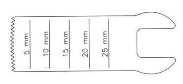 KM-46K Sagittal Saw Blade, Small Bone