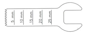 KM-48K Sagittal Saw Blade, Small Bone