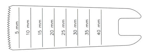 KM-49K Sagittal Saw Blade, Small Bone