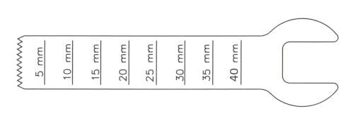 KM-53K Sagittal Saw Blade, Small Bone
