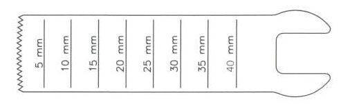 KM-54K Sagittal Saw Blade, Small Bone