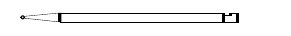 1.0mm X 55mm Round Diamond Bur
