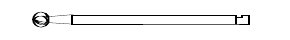3.2mm X 54mm Round Bur