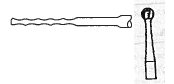 Pack of 5 - Stryker 5820-10-630 3.0mm Zephyr Elite Round Fluted Bur