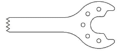 Sagittal Saw Blade, Small Bone