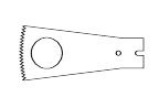 KM-12001-LOT Sagittal Saw Blade, Small Bone