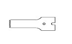 KM-12006 Sagittal Saw Blade, Small Bone