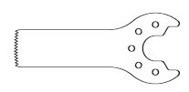 KM-3101 Sagittal Saw Blade, Small Bone