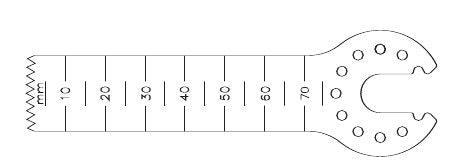 Sagittal Saw Blade, Large Bone