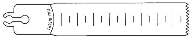 Oscillating-sagittal Saw Blade, Large Bone