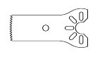 KM3-105 Oscillating-sagittal Saw Blade