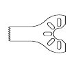 KM3-410 Oscillating-sagittal Saw Blade