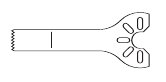 ORB-KM33-414 Oscillating-sagittal Saw Blade -thick-