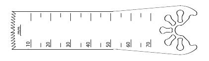 KM71-572-LOT Oscillating Saw Blade, Large Bone