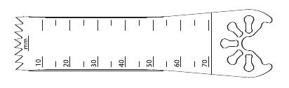 Oscillating Saw Blade, Large Bone