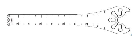KM71-580-LOT Oscillating Saw Blade, Large Bone