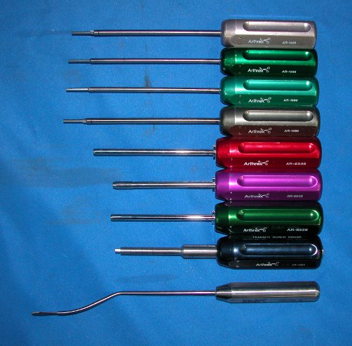 Arthrex Instrument Lot, Various Types