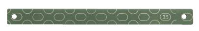 Synthes 9 Hole Bending Template