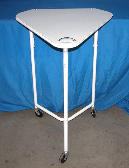 White Triangle Hamper Stand