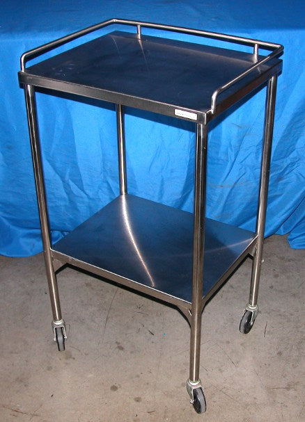 Pedigo Utility Table With Rail And Two