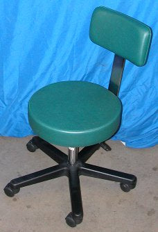 Midmark Pneumatic Stool With Back