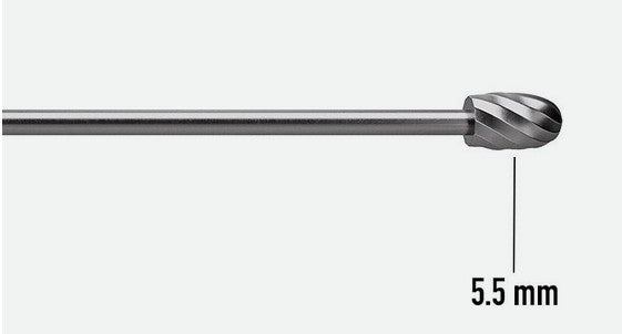 STRYKER 4.0MM OVAL SOLID CARBI