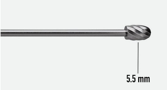 STRYKER 4.0MM OVAL SOLID CARBI