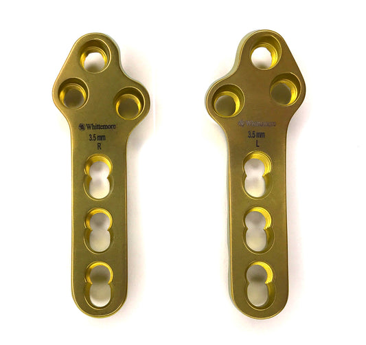 2.0MM TITANIUM TPLO LOCKING PLATE, 3X3 HOLES, RIGHT