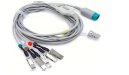 5-Lead Clip Connector ECG Cable