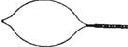 New 2.3mm X 240cm Standard Oval Snares