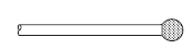 Anspach S-2D Diamond Ball, Extended Length, 2mm