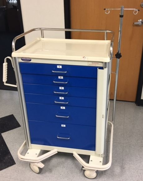 Armstrong A-Smart Premier Emergency Cart, 6-Drawer