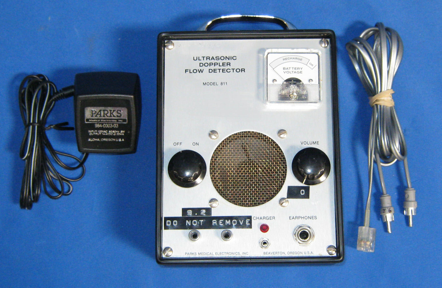 Parks Medical Electronics 811 Ultrasonice Doppler Flow Detector