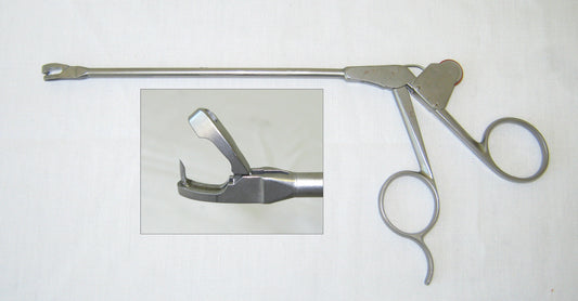 Linvatec Shutt 18.1009 4mm Suture Punch, Curved Right