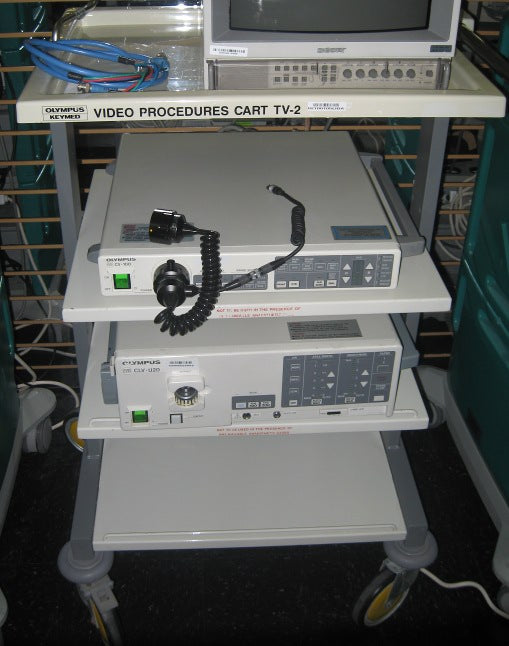 OLYMPUS TV-2 VIDEO PROCEDURES CART