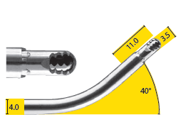 MEDTRONIC XOMED 1883507RT 3.5MM RAD 40 BLADE
