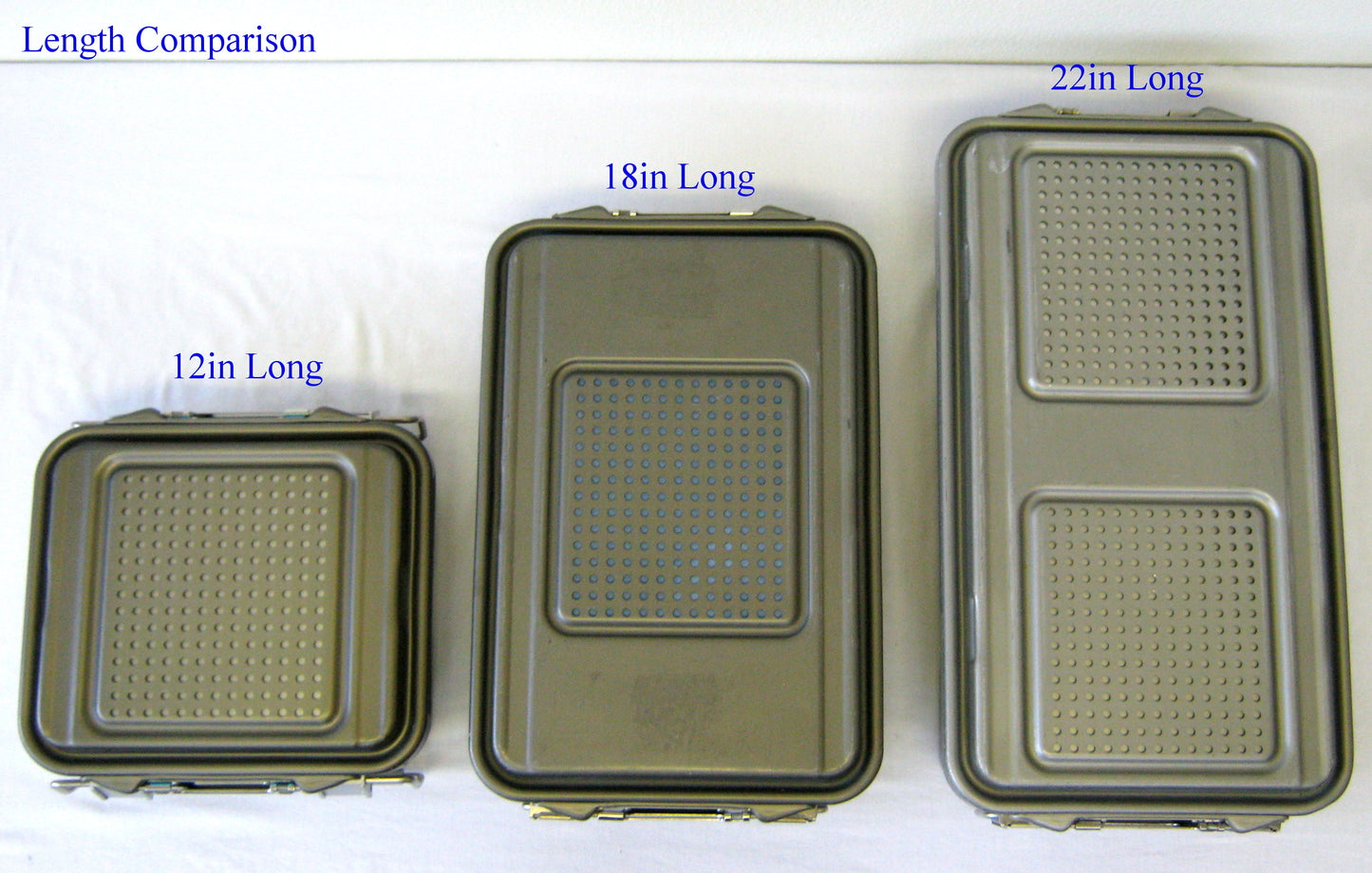 Genesis Sterilization Case, 18in x 12in x 4in Deep, Without Insert