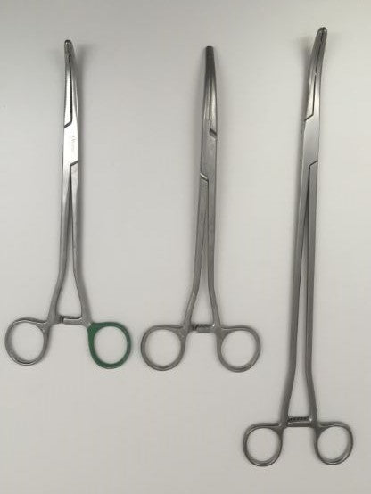 HEANEY HYSTERECTOMY FORCEPS - USED