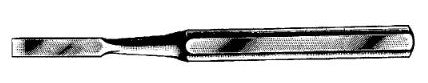 Hoke Osteotome (New), 5.5in (14cm), Straight, 0.63in (16mm) Wide Blade
