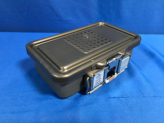 Genesis CD0-3B Sterlization Case, With Insert -  Rough Overall Size: 10in L x 7in W x 3in High