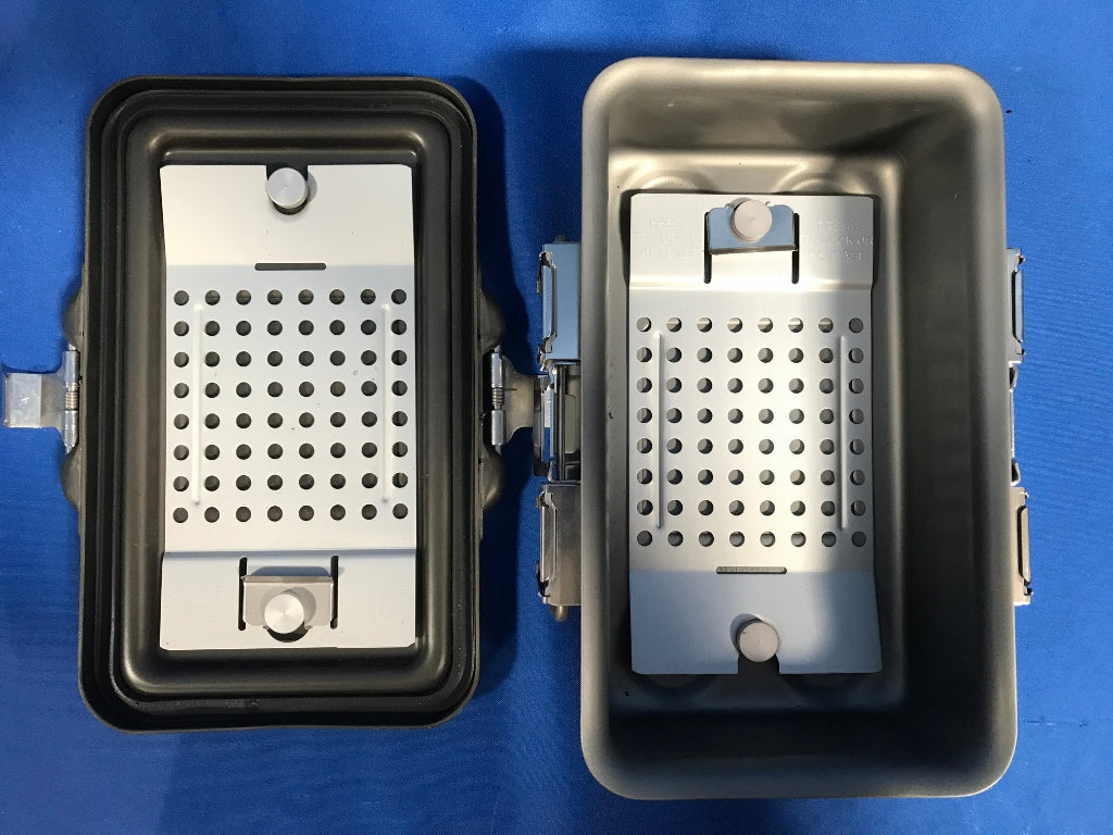 Genesis CD0-3B Sterlization Case, With Insert -  Rough Overall Size: 10in L x 7in W x 3in High