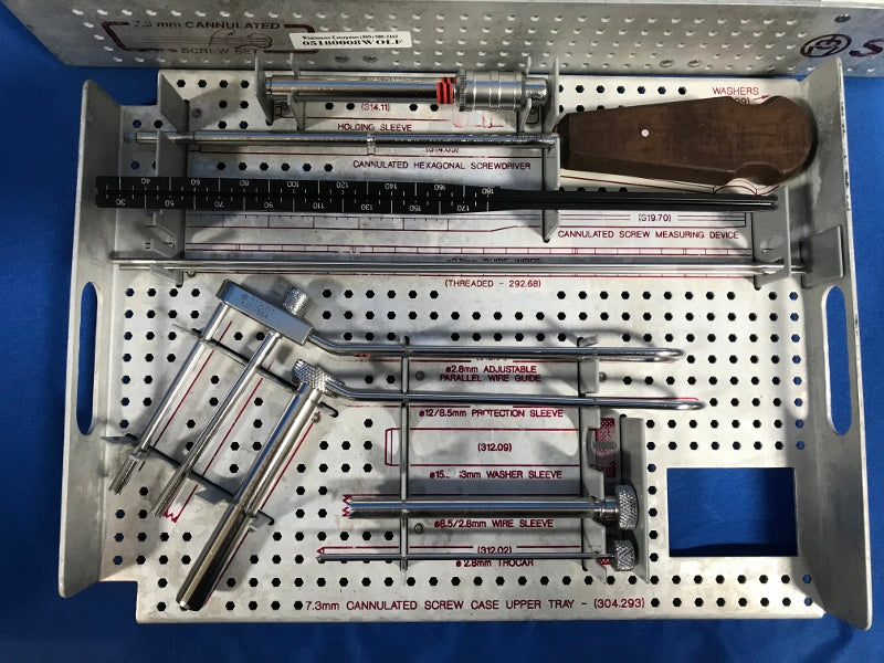SYNTHES 105.185 7.3 Cannulated Set SCREW SYSTEM