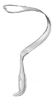 HARRINGTON RETRACTOR, 12in (30.5cm),1.5in (3.8cm) WIDE BLADE
