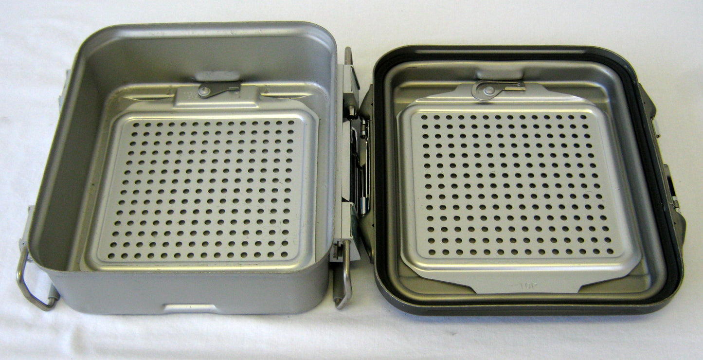 Genesis Sterilization Case, 12in x 12in x 4in Deep, With Insert