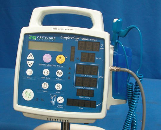 Criticare 506NT3 VitalCare Patient Monitor (NIBP and FILAC Temp)